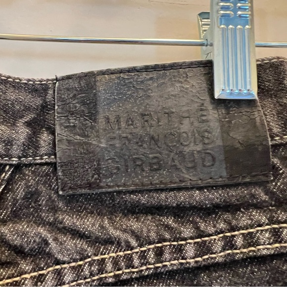 Marithe Francois Girbaud Black & White Jeans-Size 8/Medium - Picture 5 of 8